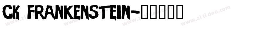CK Frankenstein字体转换